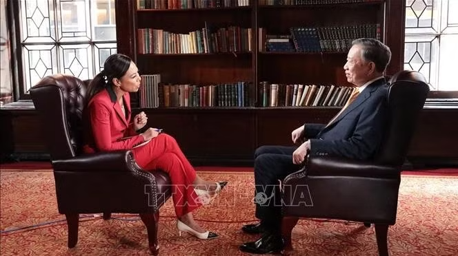 Tổng Bí thư, Chủ tịch nước Tô Lâm trả lời phỏng vấn Bloomberg TV